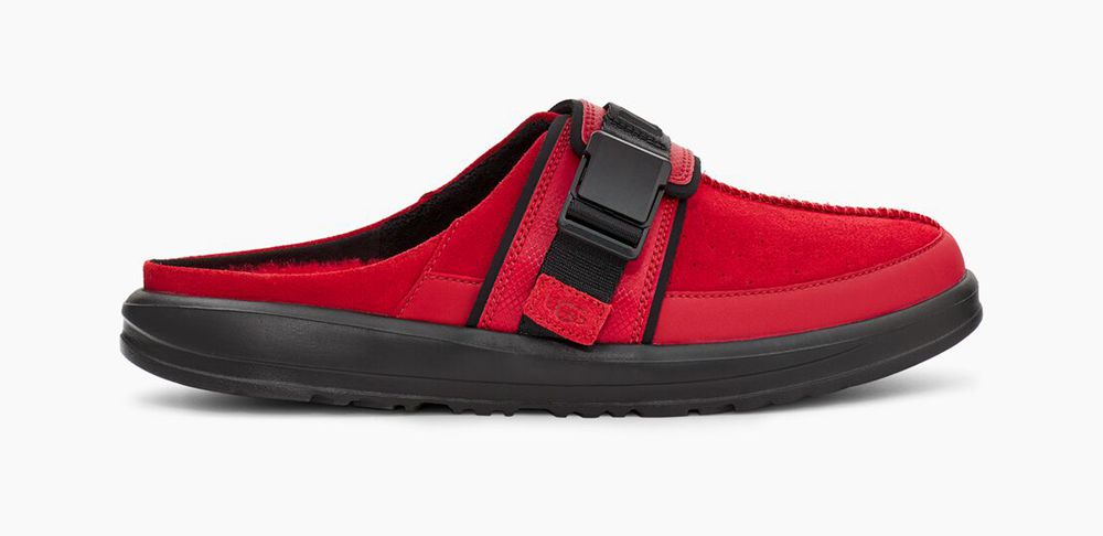 Ugg Kick It - Mens Slides - Red - NZ (4351NOWKG)